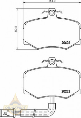 Textar Колодки дискові гальмові TEXTAR 2023201 - Заображення 1