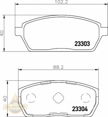 Textar Колодки тормозные дисковые TEXTAR 2330301 - Картинка 1