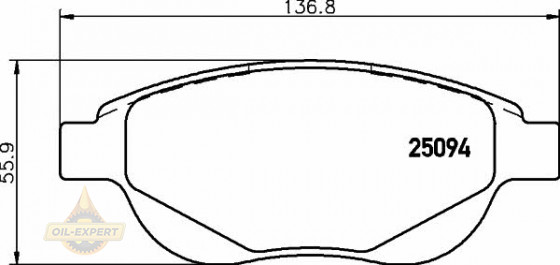Textar Колодки тормозные дисковые TEXTAR 2509401 - Картинка 1