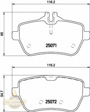Textar Колодки тормозные дисковые TEXTAR 2507103 - Картинка 1