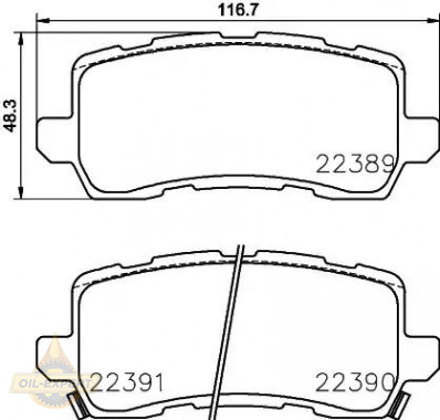 Textar Колодки тормозные дисковые TEXTAR 2238901 - Картинка 1