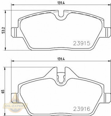 Textar Колодки дискові гальмові TEXTAR 2391508 - Заображення 1