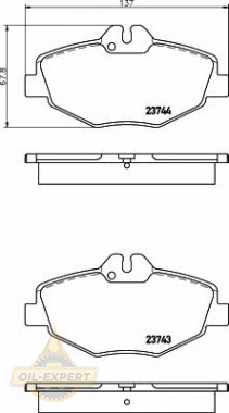 Textar Колодки тормозные дисковые TEXTAR 2374381 - Картинка 1