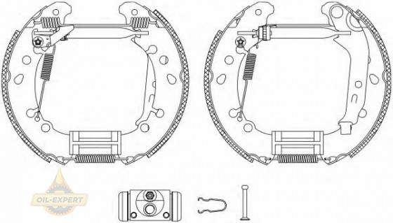 Textar Колодки тормозные барабанные TEXTAR 84075000 - Картинка 1