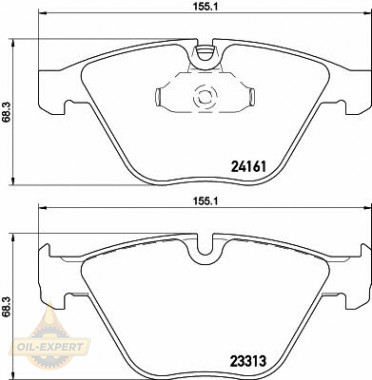 Textar Колодки тормозные дисковые TEXTAR 2331382 - Картинка 1