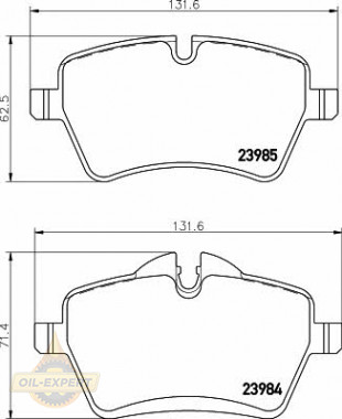 Textar Колодки тормозные дисковые TEXTAR 2398404 - Картинка 1