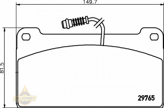 Textar Колодки тормозные дисковые TEXTAR 2976502 - Картинка 1