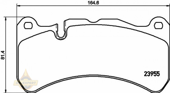 Textar Колодки тормозные дисковые TEXTAR 2395501 - Картинка 1