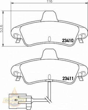 Textar Колодки тормозные дисковые TEXTAR 2341006 - Картинка 1