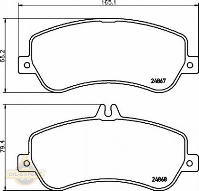 Textar Колодки тормозные дисковые TEXTAR 2486781 - Картинка 1