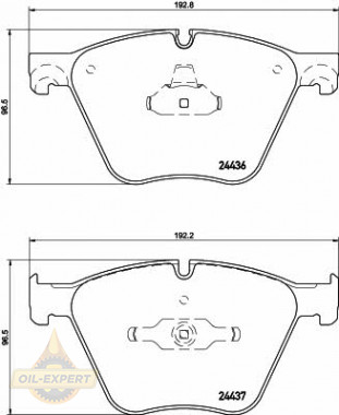 Textar Колодки тормозные дисковые TEXTAR 2443601 - Картинка 1