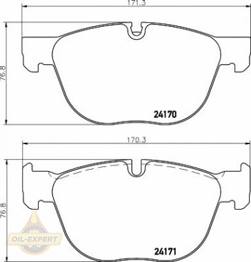 Textar Колодки тормозные дисковые TEXTAR 2417081 - Картинка 1