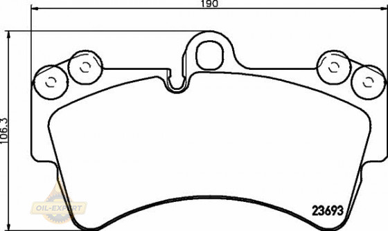 Textar Колодки тормозные дисковые TEXTAR 2369381 - Картинка 1