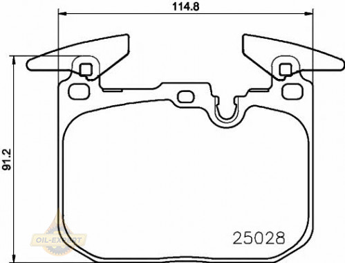 Textar Колодки тормозные дисковые TEXTAR 2502805 - Картинка 1
