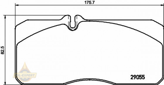 Textar Колодки тормозные дисковые TEXTAR 2905503 - Картинка 1