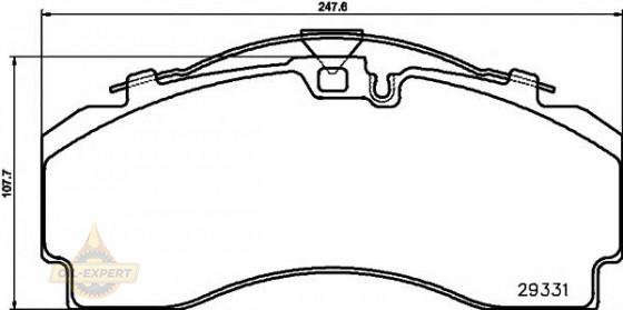 Textar Колодки тормозные дисковые TEXTAR 2933101 - Картинка 1