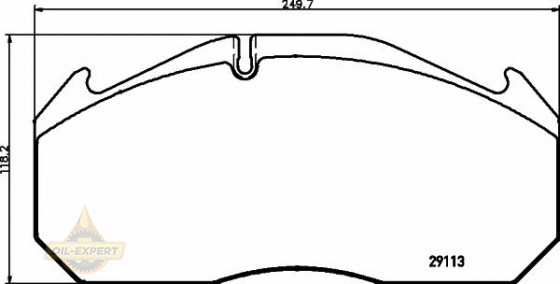 Textar Колодки тормозные дисковые TEXTAR 2911303 - Картинка 2