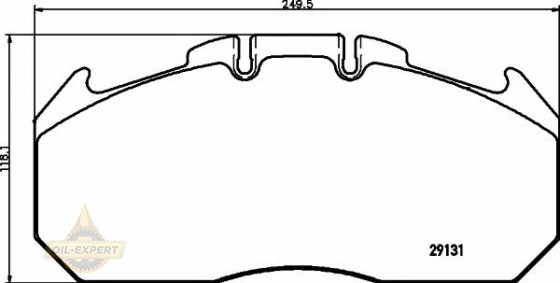 Textar Колодки тормозные дисковые TEXTAR 2913111 - Картинка 2