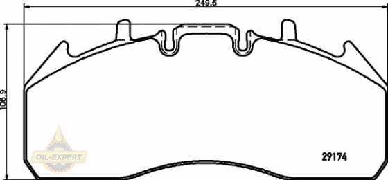 Textar Колодки тормозные дисковые TEXTAR 2917402 - Картинка 1