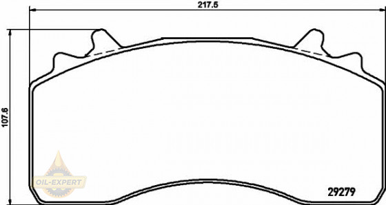Textar Колодки тормозные дисковые TEXTAR 2927901 - Картинка 2