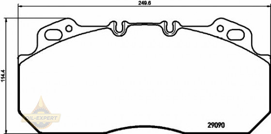 Textar Колодки тормозные дисковые TEXTAR 2909009 - Картинка 2