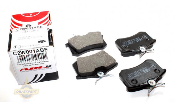 Abe Колодки дискові гальмові ABE C2W001ABE - Заображення 2