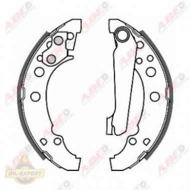 Abe Колодки тормозные барабанные ABE C0W001ABE - Картинка 3