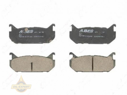 Abe Колодки тормозные дисковые ABE C23007ABE - Картинка 2