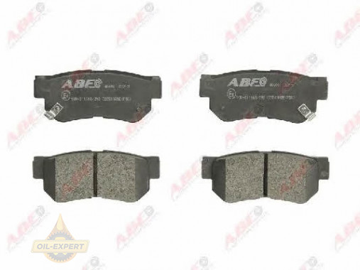 Abe Колодки гальмівні дискові ABE C20510ABE - Заображення 1