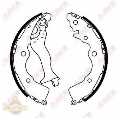 Abe Колодки тормозные барабанные ABE C00323ABE - Картинка 3