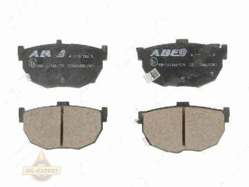 Abe Колодки тормозные дисковые ABE C21026ABE - Картинка 2