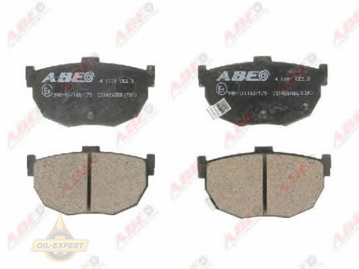 Abe Колодки тормозные дисковые ABE C21026ABE - Картинка 1