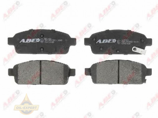 Abe Колодки тормозные дисковые ABE C2X014ABE - Картинка 1