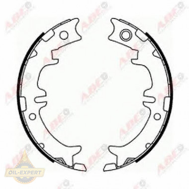 Abe Колодки тормозные барабанные ABE C02077ABE - Картинка 3