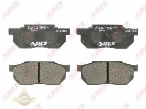 Abe Колодки тормозные дисковые ABE C14014ABE - Картинка 1