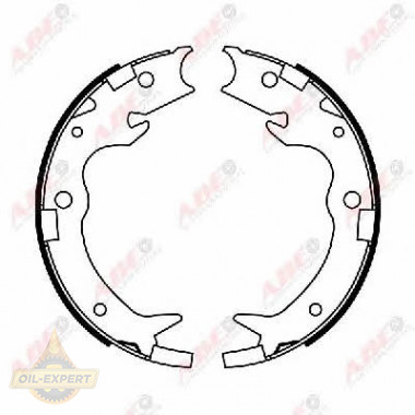 Abe Колодки тормозные барабанные ABE C04019ABE - Картинка 3