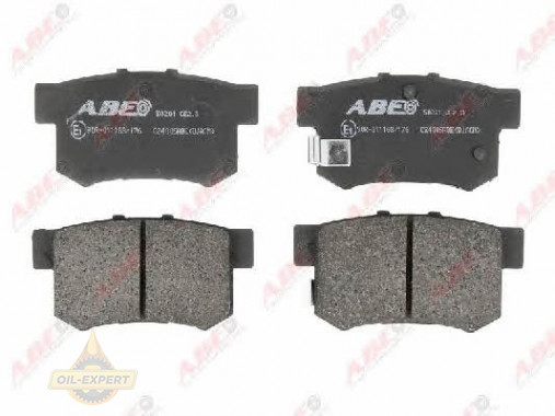 Abe Колодки тормозные дисковые ABE C24005ABE - Картинка 1