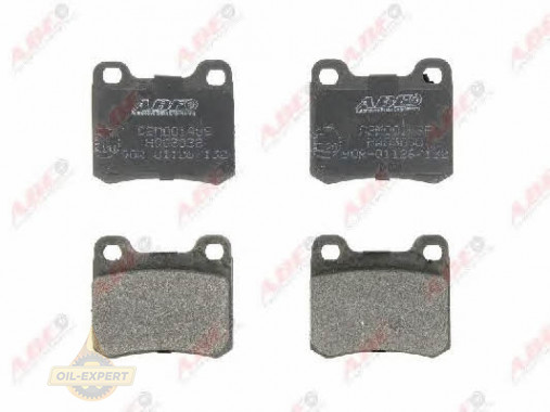 Abe Колодки тормозные дисковые ABE C2M001ABE - Картинка 1