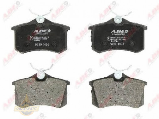 Abe Колодки дискові гальмові ABE C2W002ABE - Заображення 1