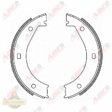 Abe Колодки тормозные барабанные ABE CRB005ABE - Картинка 5