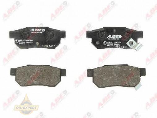 Abe Колодки тормозные дисковые ABE C24002ABE - Картинка 1