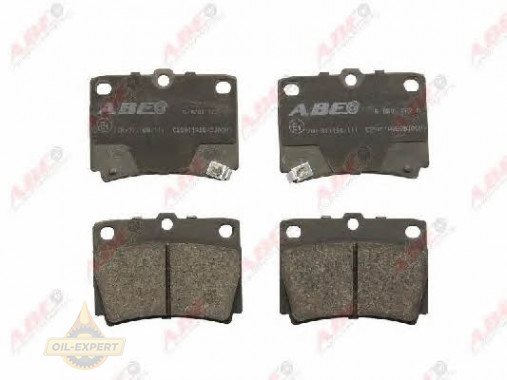 Abe Колодки тормозные дисковые ABE C25011ABE - Картинка 1