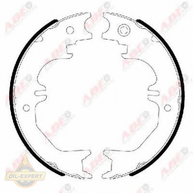 Abe Колодки тормозные барабанные ABE C02086ABE - Картинка 1