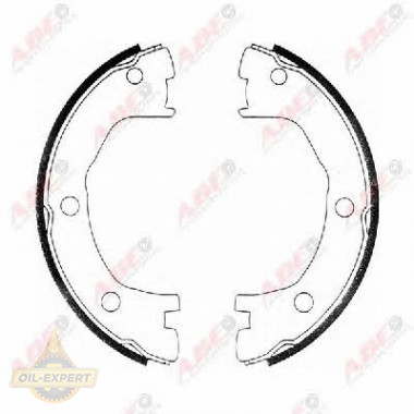 Abe Колодки тормозные барабанные ABE CRE000ABE - Картинка 3