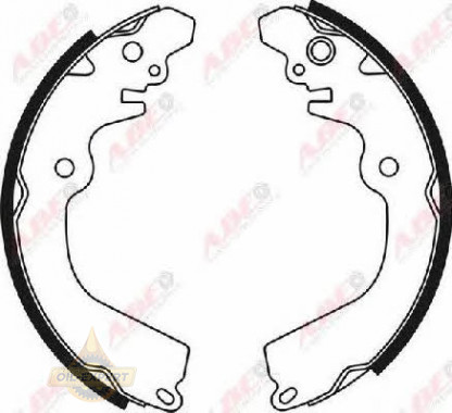 Abe Колодки тормозные барабанные ABE C05050ABE - Картинка 3