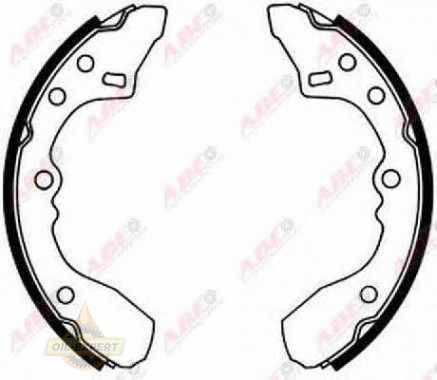 Abe Колодки тормозные барабанные ABE C03027ABE - Картинка 1