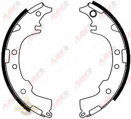 Abe Колодки тормозные барабанные ABE C02058ABE - Картинка 1