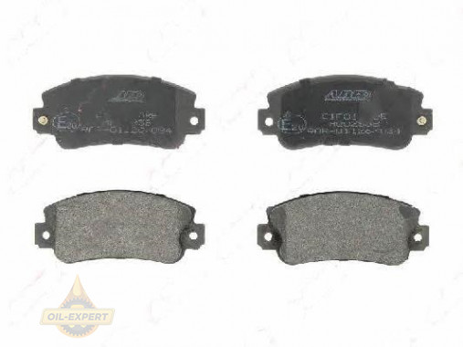 Abe Колодки тормозные дисковые ABE C1F011ABE - Картинка 2