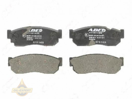 Abe Колодки тормозные дисковые ABE C11001ABE - Картинка 2