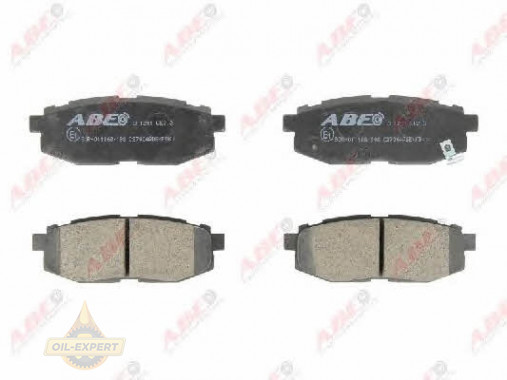 Abe Колодки тормозные дисковые ABE C27004ABE - Картинка 1